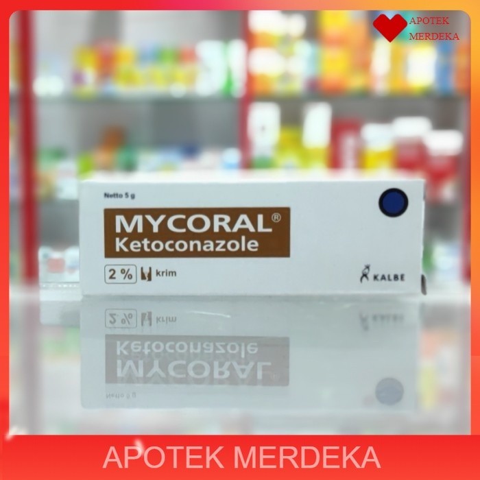 mycoral cream 5 gr / salep panu / krim gatal panu kulit