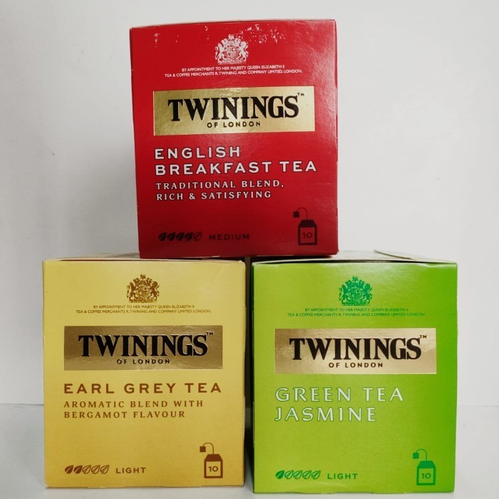 

Twinings Tea English Breakfast / Grey Tea / Green Tea Jasmine 20Gr - English B