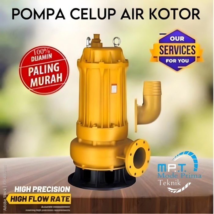 Pompa Celup Air Kotor 4Inch Pompa Industri Sewage Pump Banjir 4kw