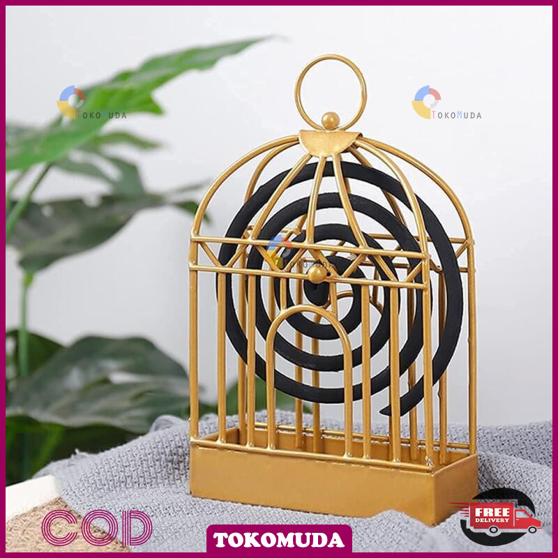 TOKOMUDA Tempat Obat Nyamuk Bakar Gantung Holder Obat Nyamuk Bakar Gantung Wadah Obat nyamuk sangkar