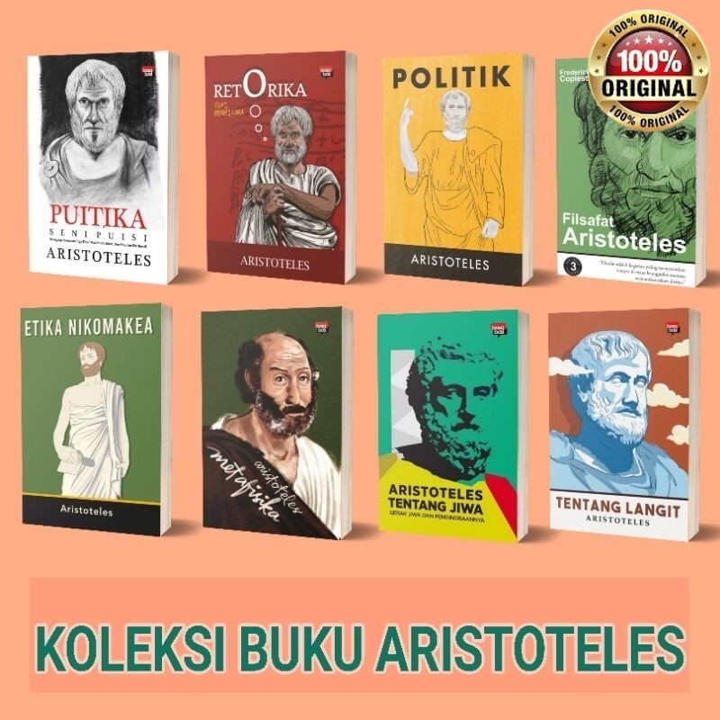 paket buku aristoteles/tentang langit/tentang jiwa/metafisika aristoteles/filsafat aristoteles