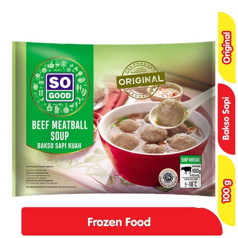 

SO GOOD Bakso Kuah Instant Sapi 100 g