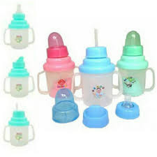 Botol Minum Bayi Training Cup 3in1 Ninio Dot Baby Botol Bayi ACEH.131205 UMI BOTOL NINIO