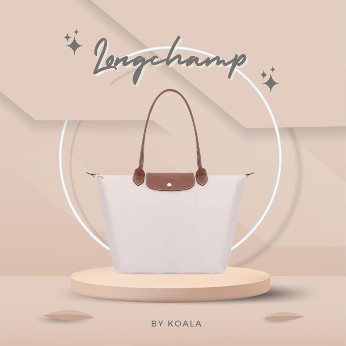[READY STOCK] Tas Longchamp LC Le Pliage Shoulder Bag - Papier, Medium