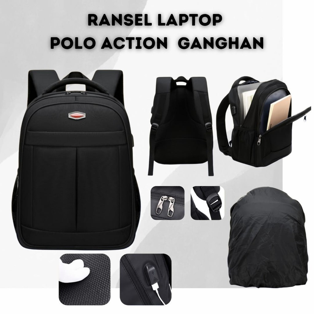 Tas Ransel Laptop Polo Action Ganghan