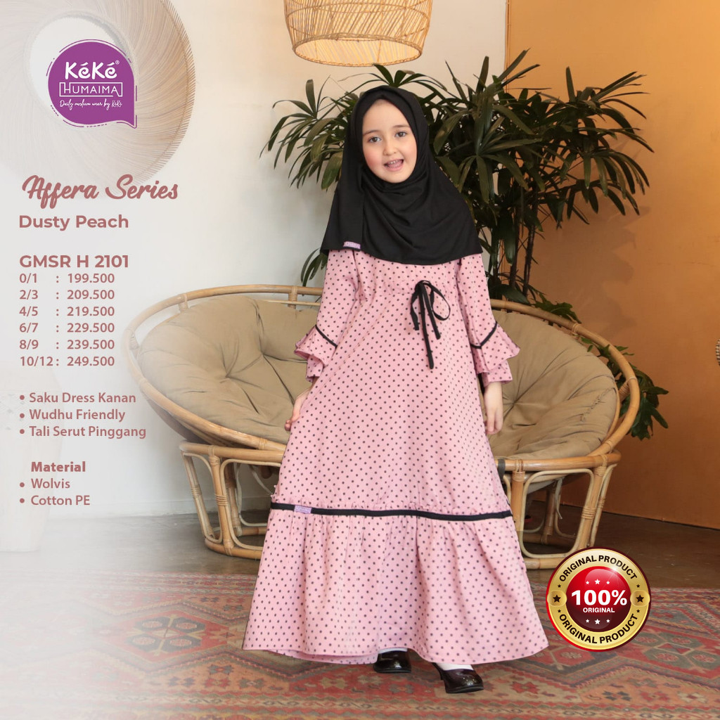 GAK SR AFFERA SERIES / Gamis anak Affera by KeKe / Gamis anak keke / Gamis anak remaja
