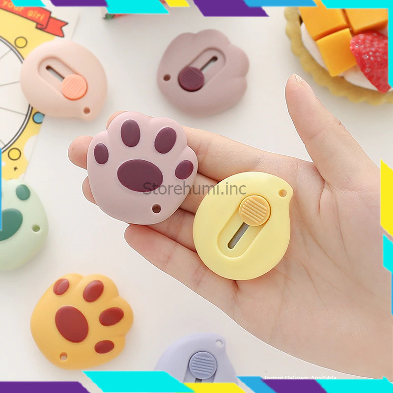 

Pisau Cutter Mini Pemotong Kertas Desain Cat Paw - OL-6101