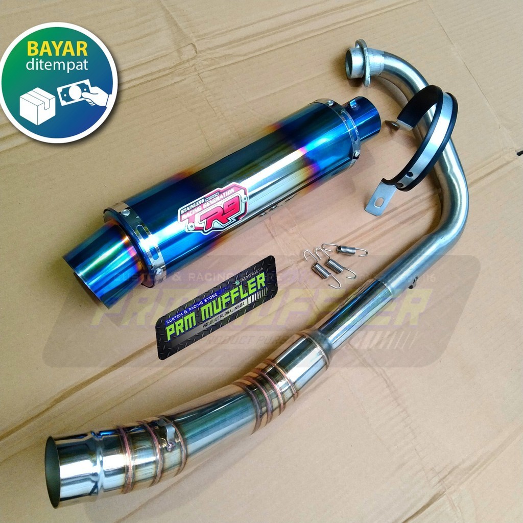 Knalpot kenalpot racing R9 Mugello for Vixion