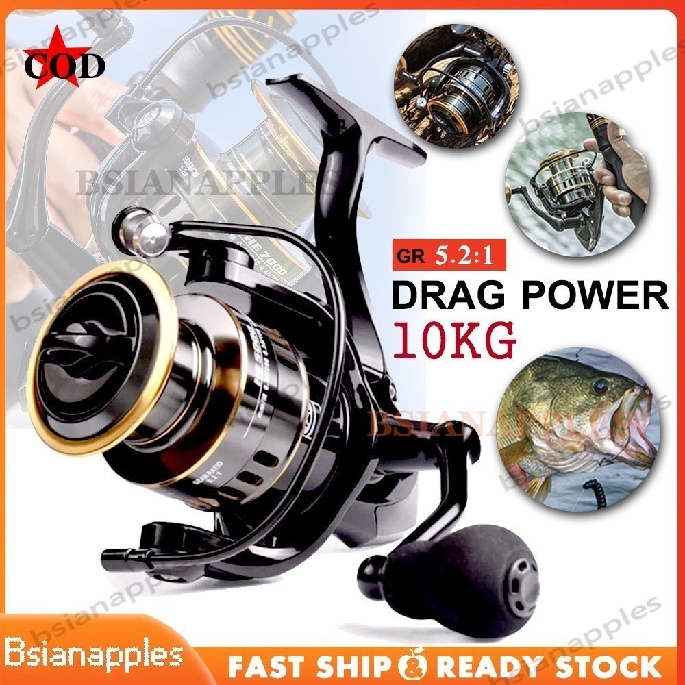 CodReel Pancing 10Kg/Reel Pancing Shimano/Reel Pancing Murah Kuat Power Handle/Reel Pancing Laut