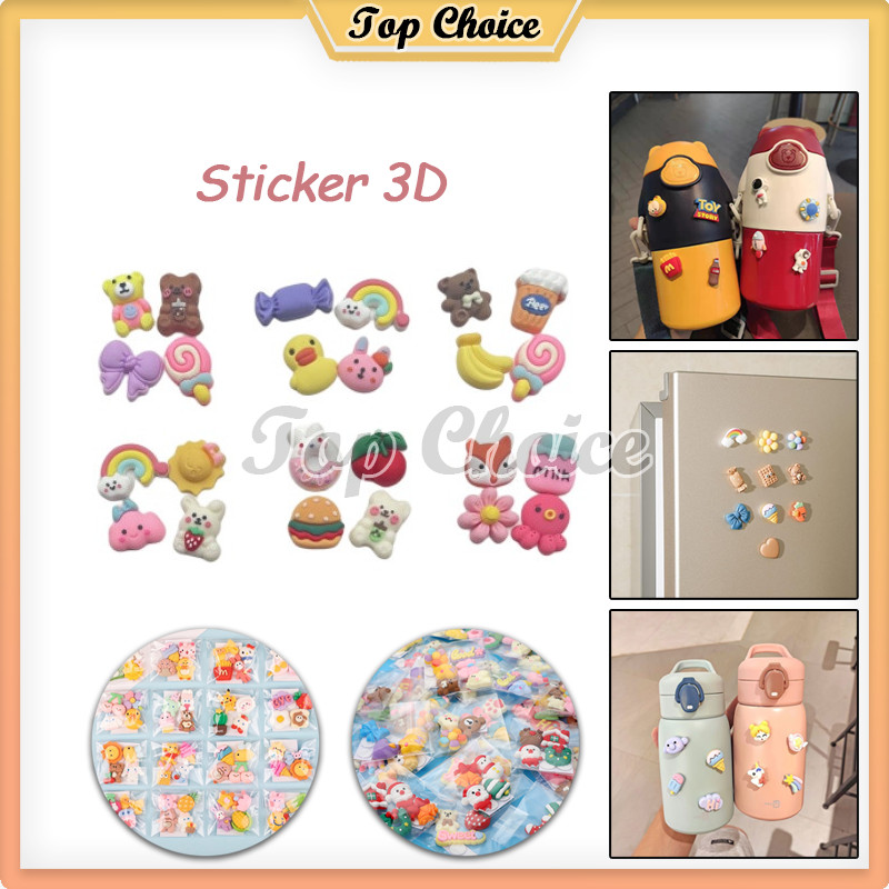 

Sticker 3d Isi 4 Pcs / Stiker Timbul 3d / Stiker Botol 3d