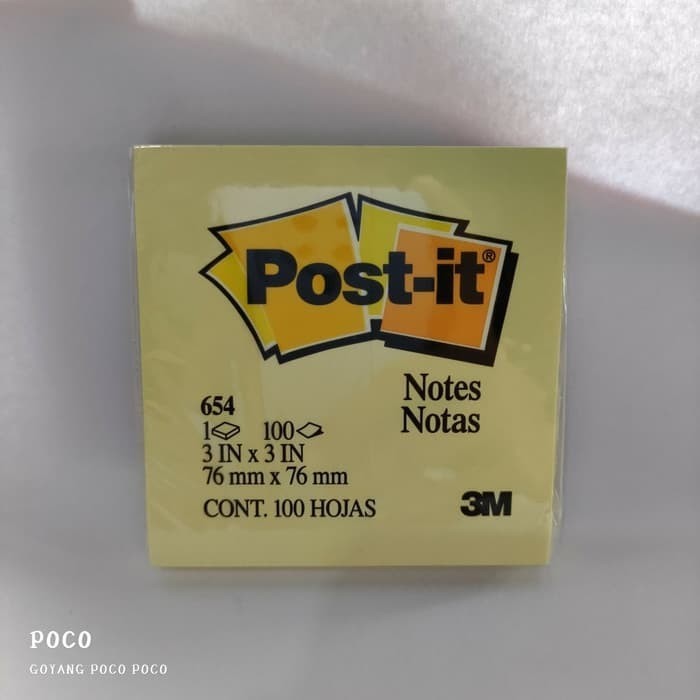 

Post it Notes 654 3in x 3in isi 100 lembar