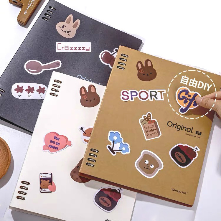 

Note book A5/B5 Vintage Aesthetic / Buku Tulis Catatan / Notebook Premium Hardcover / Cover Kraft Diy Agenda Planner, Journal, Diary, Gift