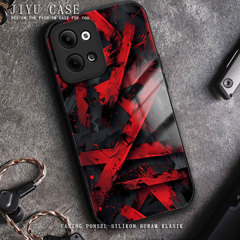 Soft Case glossy kaca for vivo s1 v15 v19 v20 v21 v21e v23 v25 v27 v29 v17 pro android casing hp y02