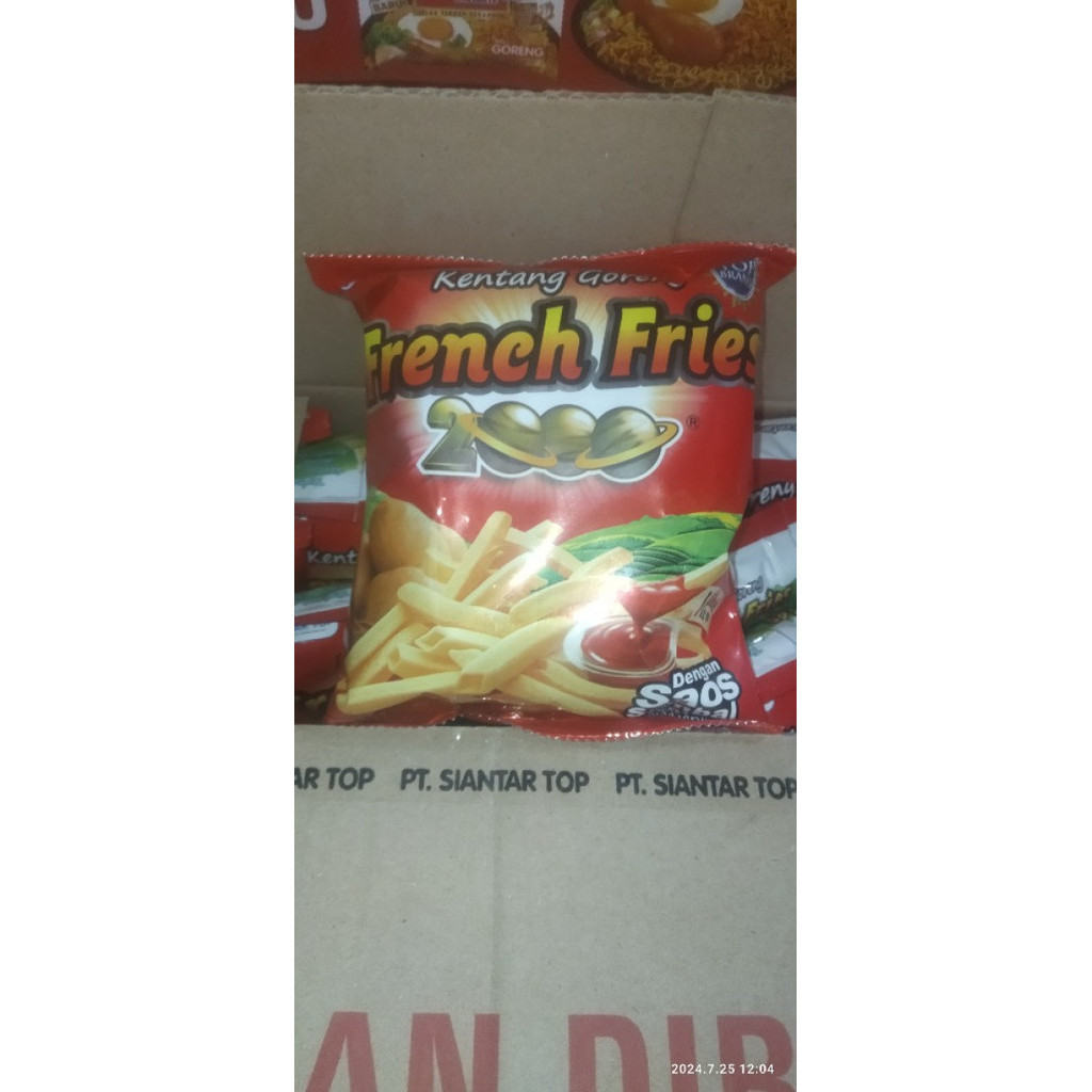 

French fries 2000 snack kentang goreng 24 gram