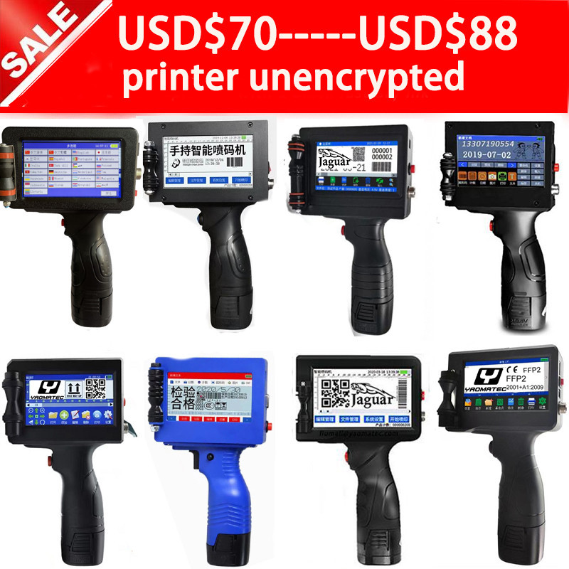 

Top X0 12.7mm multi-languages code date number logo expiry date label plastic carton hand jet handheld thermal inkjet printer