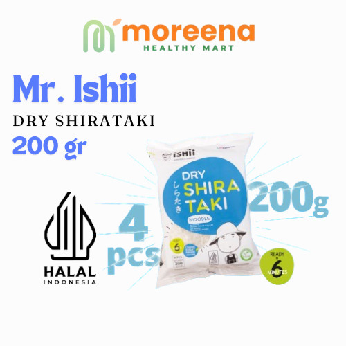 

MR ISHII - Mie Kering Shirataki 200 gr GLUTEN FREE (diet keto)