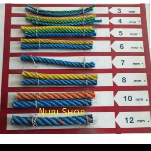 

Tali Tampar / Tali ikat/ Tali plastik/ Tali Tampar plastik harga per meter