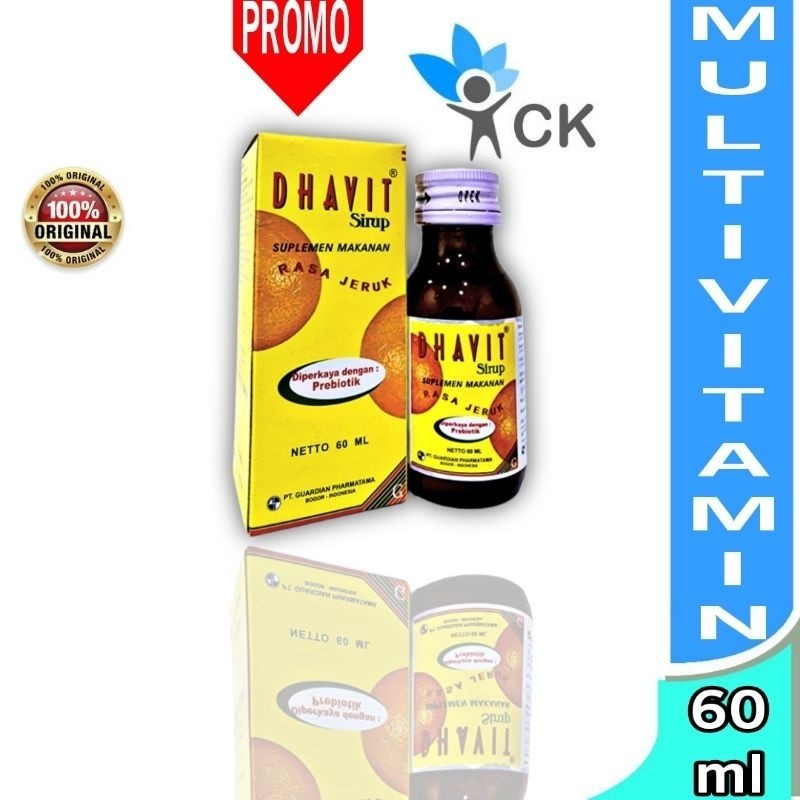 DHAvit Sirup botol 60 ml suplemen dha dan vitamin anak