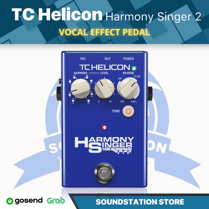 TC Helicon Harmony Singer 2 Vocal Effect Pedal - Efek Vokal