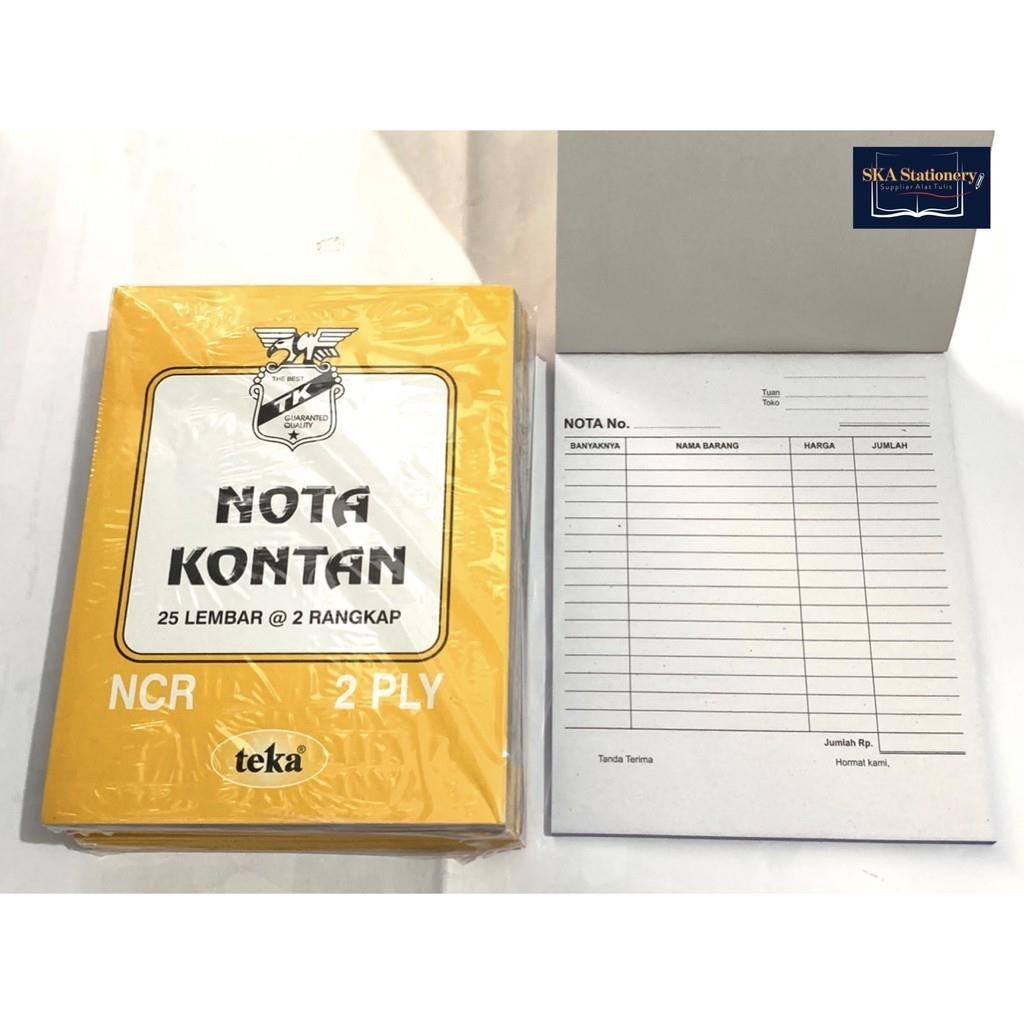 

Nota Besar 2 Ply Teka / Nota B2 NCR Teka (Pcs)