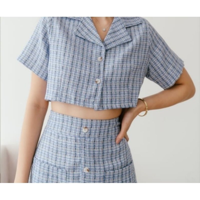 Dali tweed set skirt