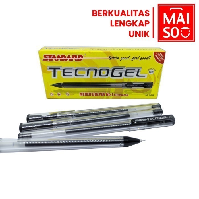 

PULPEN STANDARD NEW TECHNOGEL (ISI 2) 0.5 BLACK
