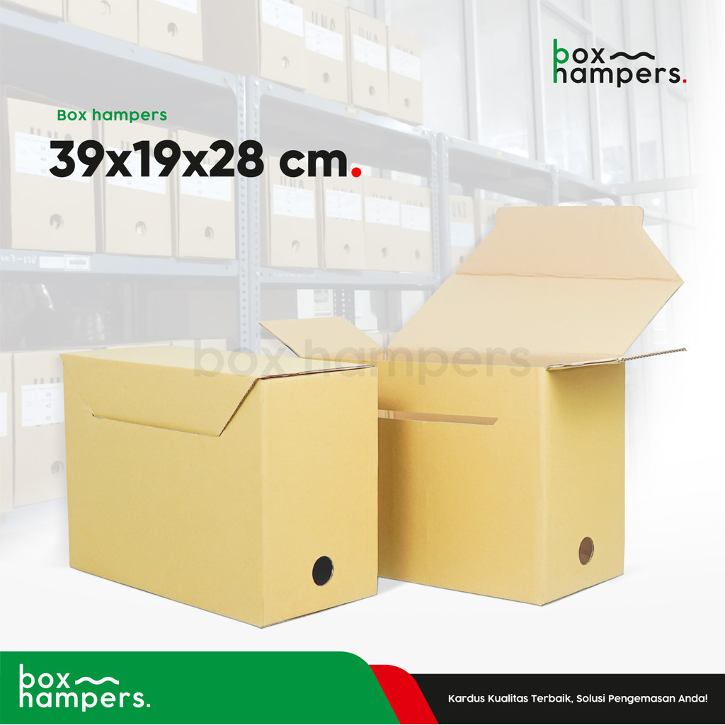 

Box File 39x19x28 cm (slip+lakband) KardusFile/Filebox/FileBesar/Arsip/BoxArsip/KardusArsip/Box Document/Document/Tinggi28