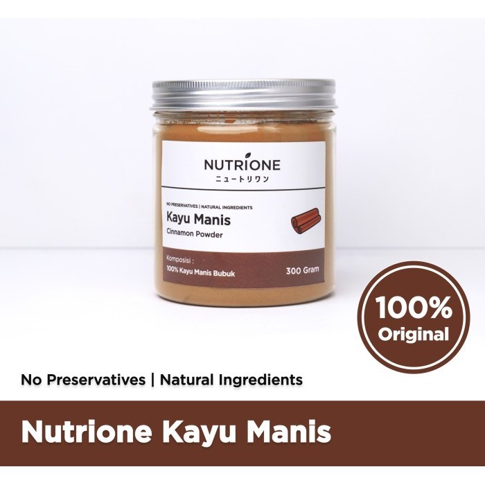 

TERJUAL Kayu Manis Bubuk / Cinnamon Powder Premium Nutrione