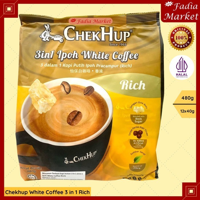 

Chekhup 3 in 1 White Coffee Rich (King) [480g - 12x40g]