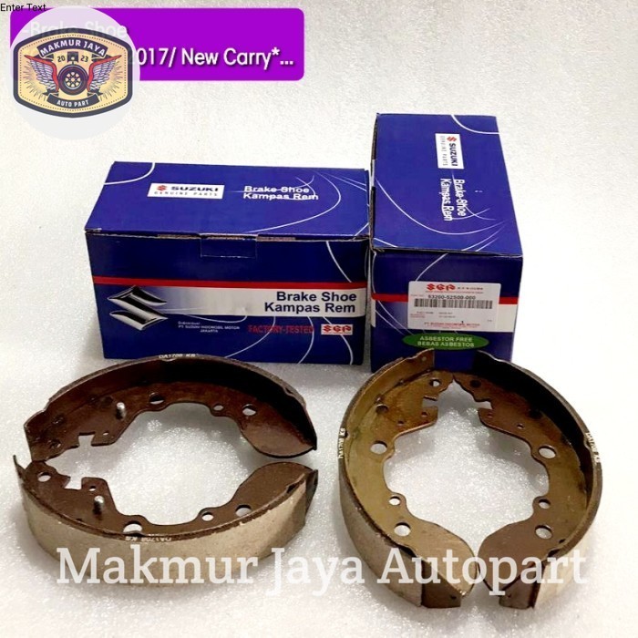 Kampas Rem Belakang Brake Shoe - Carry New 2017 / New Carry