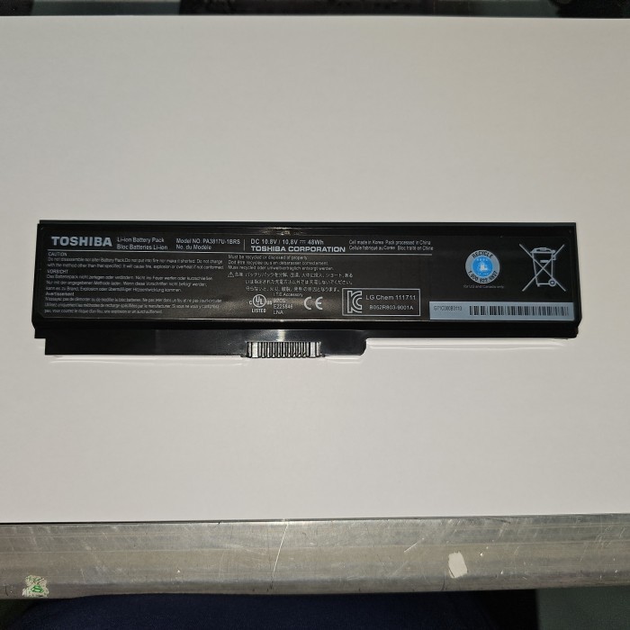 ORIGINAL Baterai TOSHIBA C600 C640 L740 L745 L745D L775 PA3817