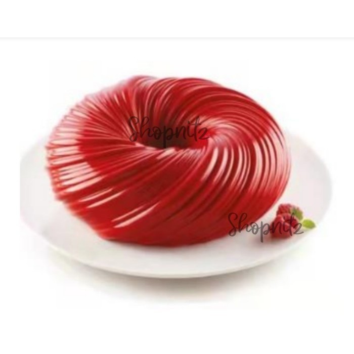 

TERJUAL Cetakan Silicone Silikon Entremet Intreccio Loyang Puding Cake Cokelat
