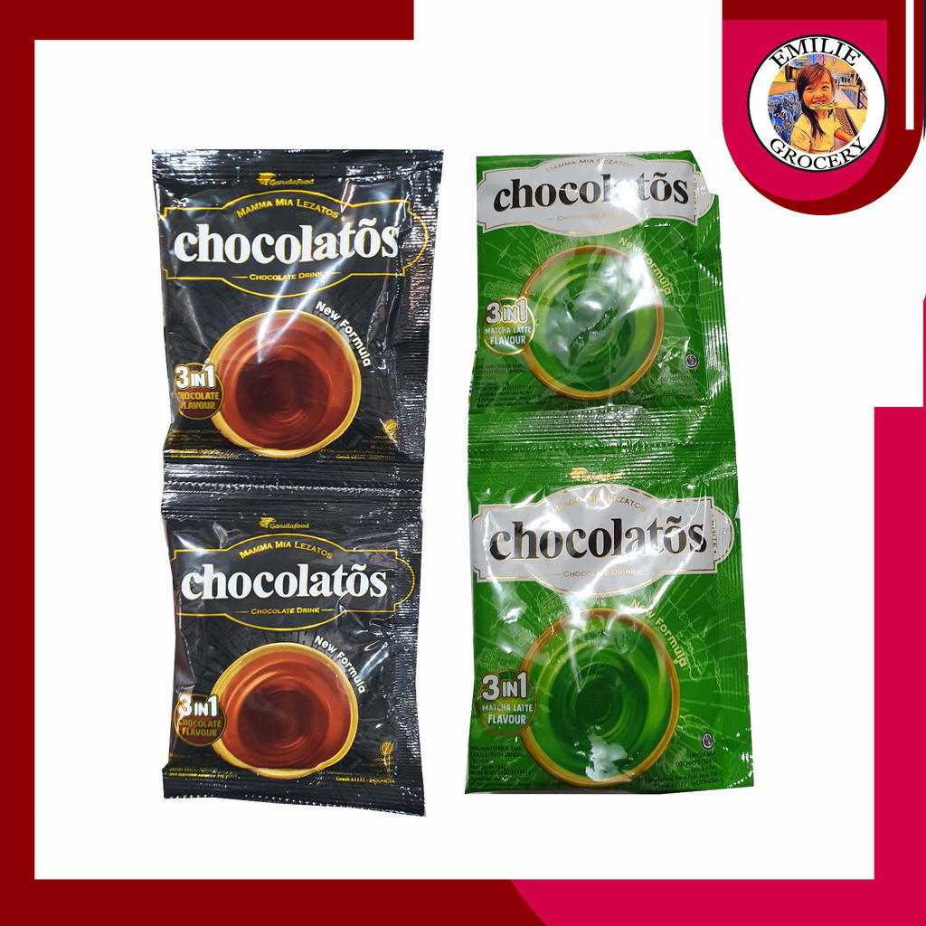 

Chocolatos Drink Renceng Minuman Coklat Chocolate Matcha 10 Pcs Sachet 10Pcs