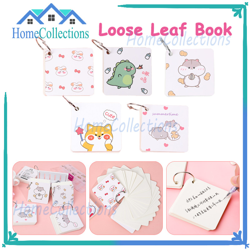 

Notebook Ring Isi 80 Lembar/Buku Note Gantung Karakter Lucu/80Lembar Buku Catatan Memo Karakter