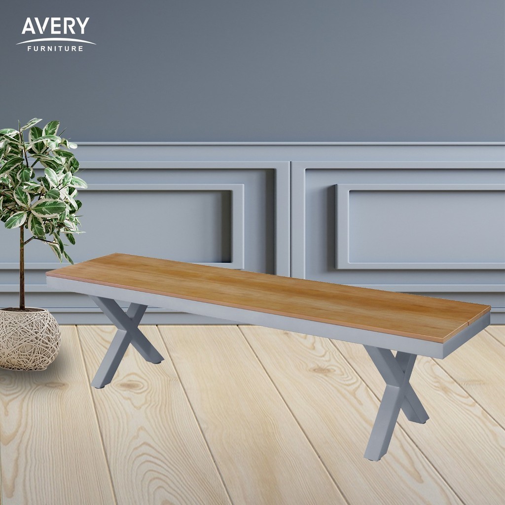 Avery - OFB 001 - Kursi Panjang Besi / Kursi Makan Besi / Bangku Teras Panjang