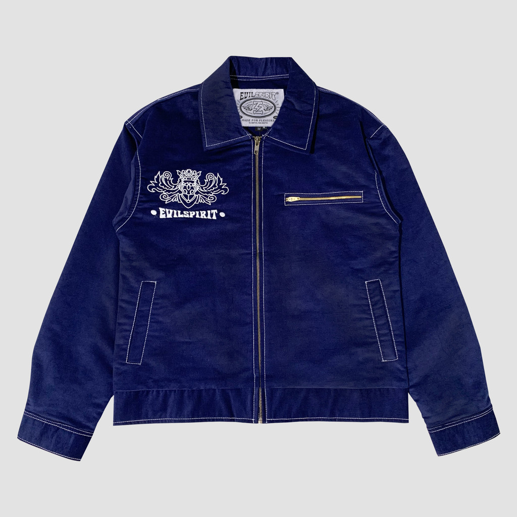 EVILSPIRIT JACKET CORDUROY - JANNES NAVY UNISEX