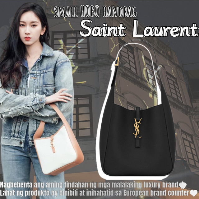 YSL/santo Laurent Saint Laurent/LE 5 À 7 leather small HOBO handbag/ladies bag/messenger bag