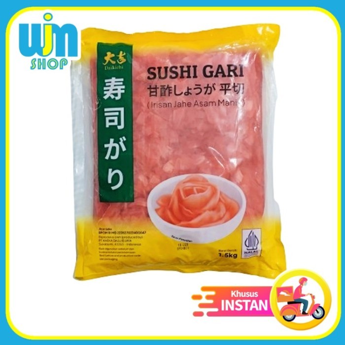 

Sushi Ginger Red Java Super Food 1,5kg Acar Jahe Merah Jepang