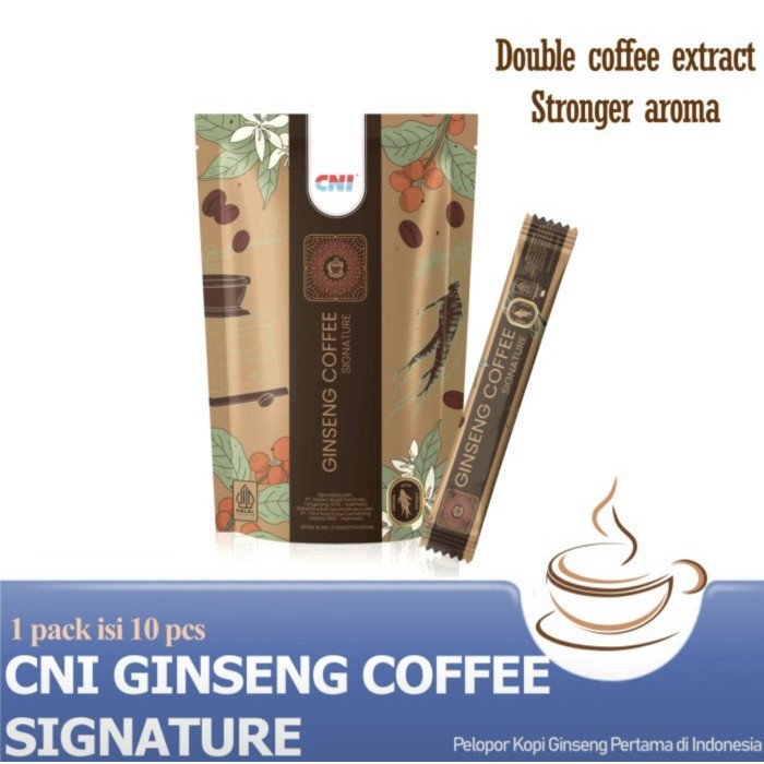 

PROMO CNI Gingseng Coffee S isi 10 Sachet Kopi Gingseng Pum 3 in 1