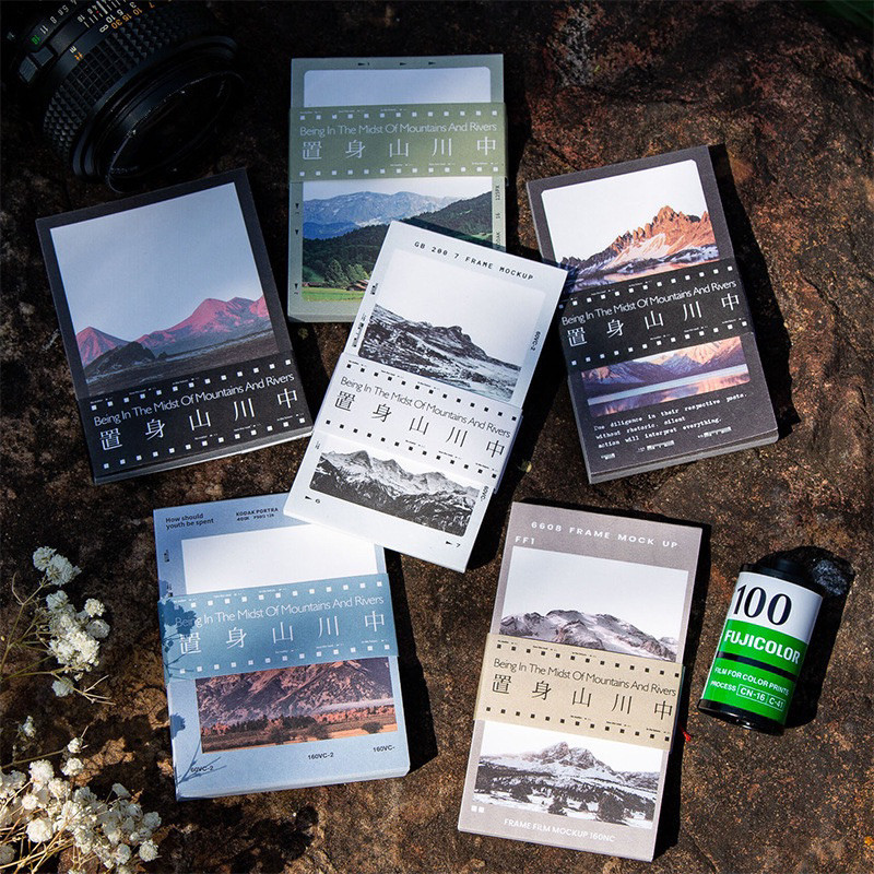 

Journamm Buku Catatan Film Pemandangan Hari Yang Indah, Berada di Seri Pegunungan dan Sungai, Bahan Buku Catatan Perekam Pesan yang Dapat Disobek