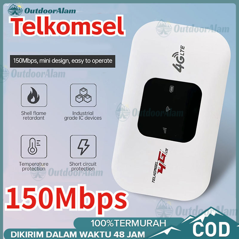 Modem Wifi Mifi 4G LTE k300 Unlock Operator Telkomsel 150Mbps-MJD Modem WIFI USB 500Mbps 4g Portable