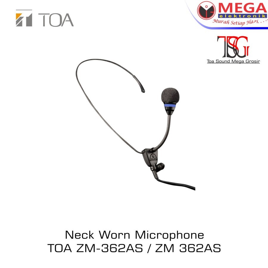 NEC WORN MICROPHONE TOA ZM-362AS / ZM 362AS MIC JEPIT HANGER