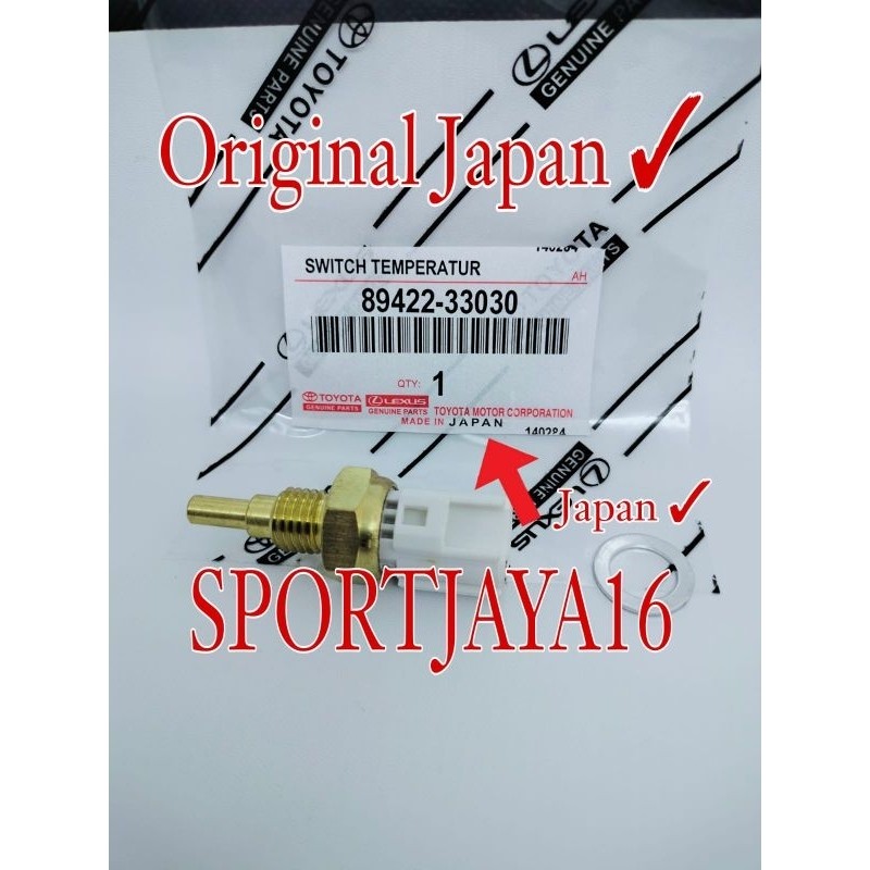 SWITCH TEMPERATUR SENSOR ECT TOYOTA ETIOS CALYA SIGRA ORI JAPAN