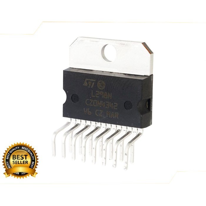 EEStore IC L298N ZIP-15 Chip Motor Driver Full Dual Channel H-Bridge