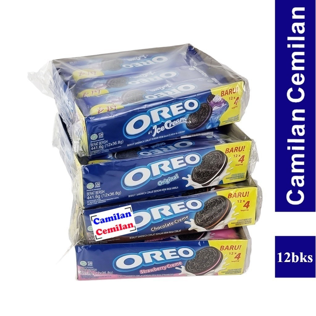 

Oreo Biskuit Sandwich Box isi 12 bks x 27 gr