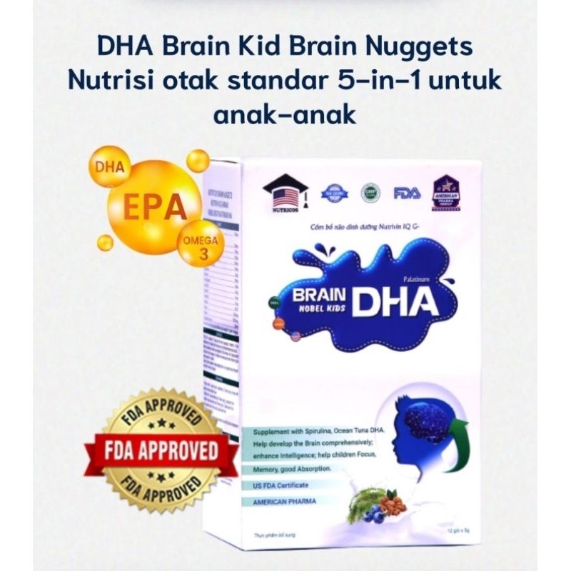 Dha Braind Kids VITAMIN NUTRISI OTAK ANAK CERDASDHA BRAIN KID - DHA pengembangan Otak Anak - DHA