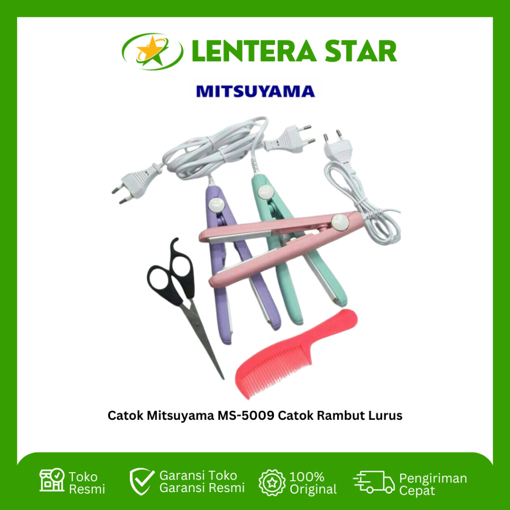 Catok Mitsuyama MS-5009 Catok Rambut Lurus