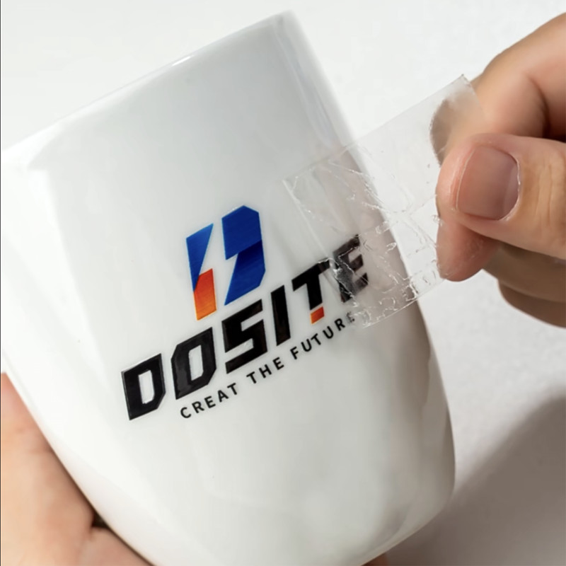 

50pcs customized UV printing transfer stickers, personal logo printing, crystal labels, self-adhesive labels, bottles, packaging