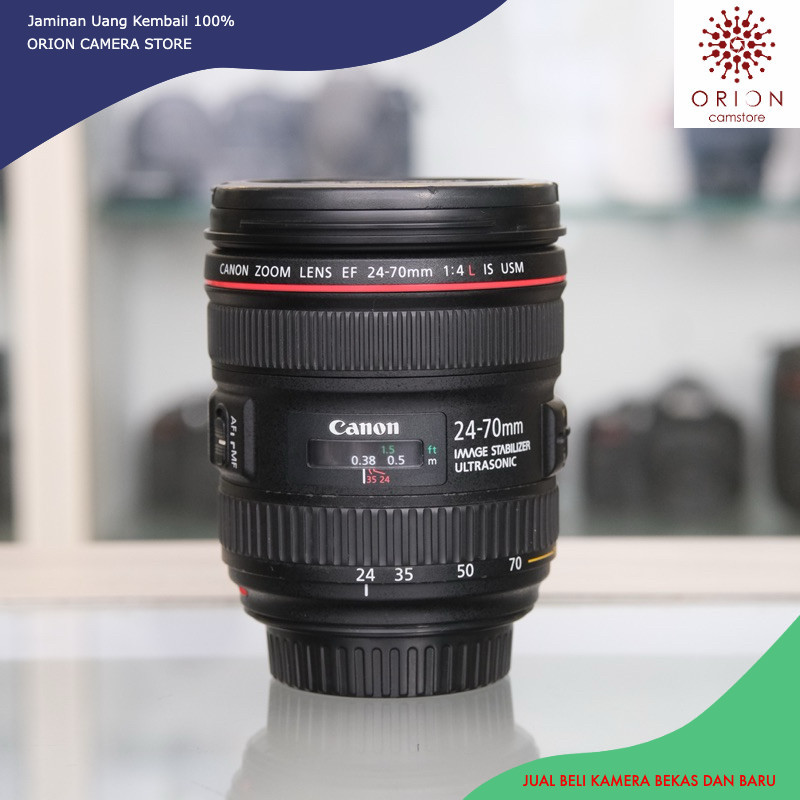 Lensa Canon 24-70mm F4 L is USM Canon 24 70mm f4 is USM