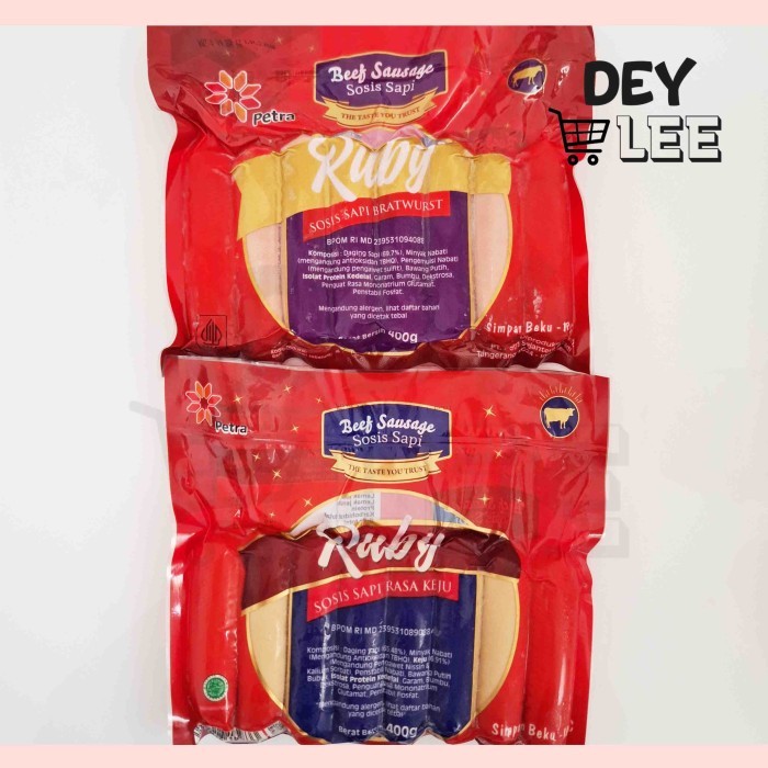 

RUBY Sosis Sapi 400g ALL VARIANT Frozen Food Bandung